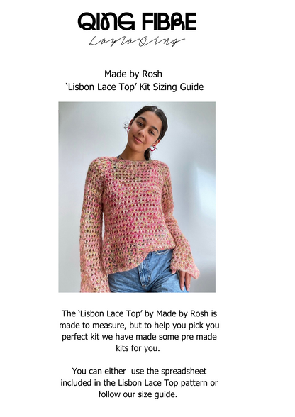 Made By Rosh Lisbon Lace Kit - Wensleyhaze & Mohair - Cherry Hill