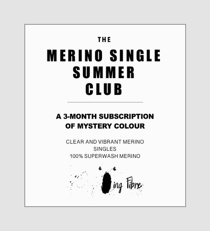 Qing Fibre Merino Singles Summer Club 2019